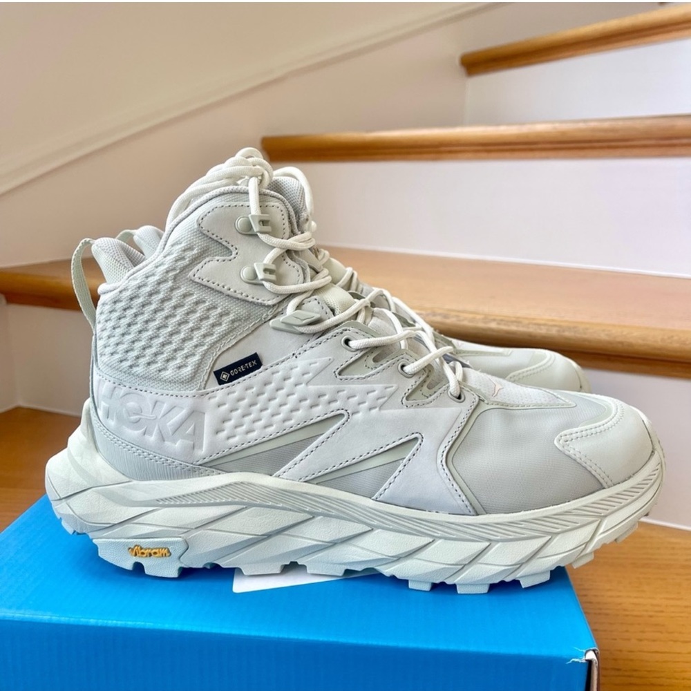 NWT Hoka Anacapa Mid GTX Women’s Hiking Shoes in Celedon Mint Gore Tex Boots - Picture 9 of 15